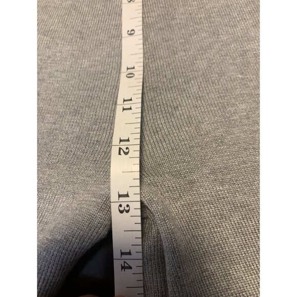 Wide Leg Knit XL Loungewear Casual Cream Gray Pants - Picture 6 of 8